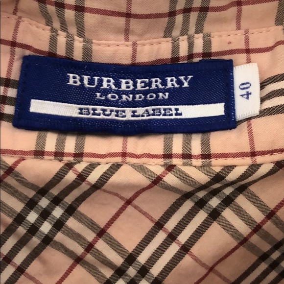 burberry blue label shirt